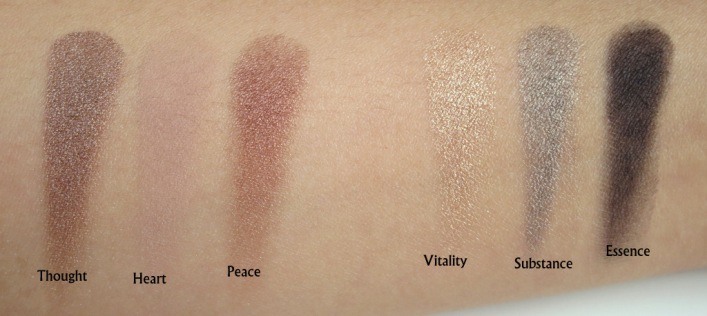 Shadow swatches