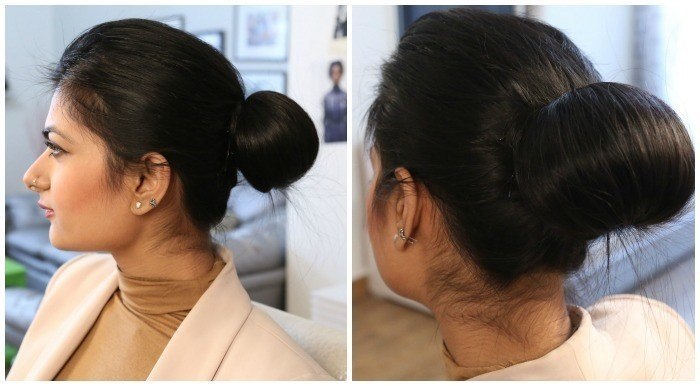 hair buns for medium length hair tutorial