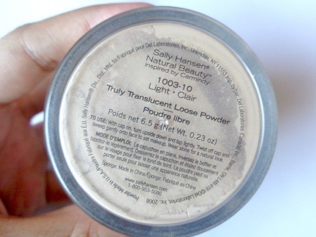 sally hansen truly translucent loose powder review