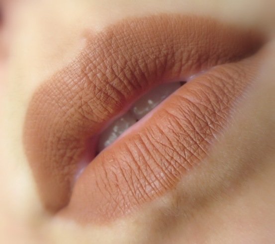Brown lips