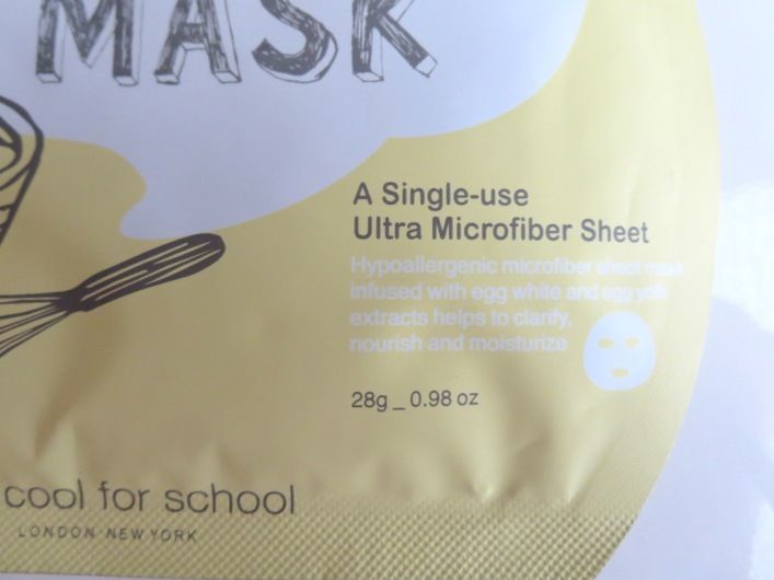 Egg mask packaging