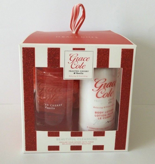 GRACE COLE FROSTED CHERRY & VANILLA BEAUTIFUL Cleansing kit