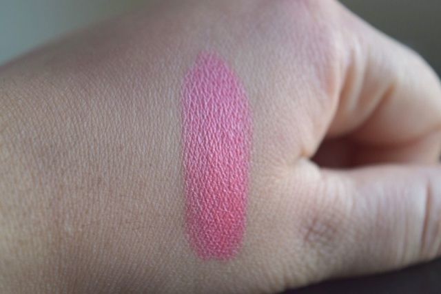 Lipstick hand swatch