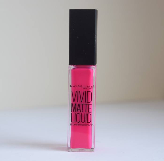 Maybelline Electric Pink Color Sensational Vivid Matte Liquid Lip Color