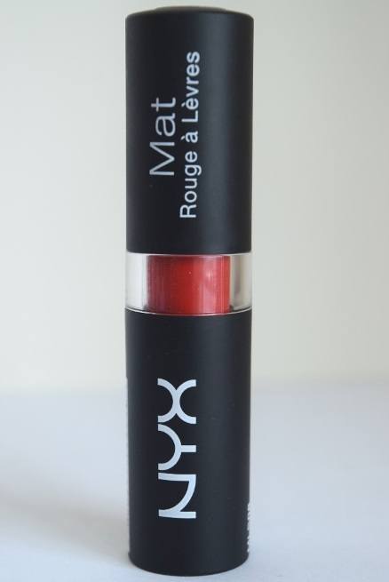 NYX Matte Lipstick Pure Red packaging