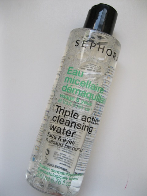 Sephora cleansing water bottle