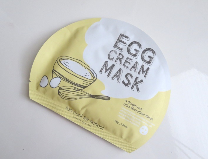 Too Cool For School Egg Cream Mask