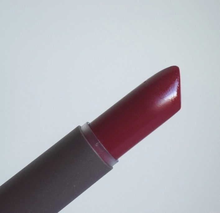 Wine shade lipstick bullet