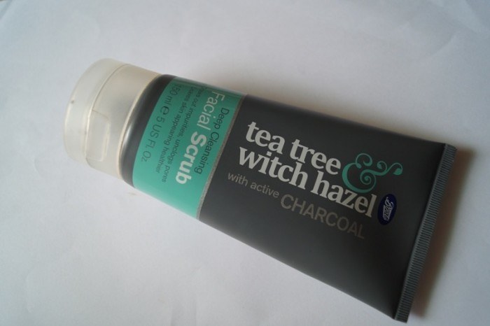 Boots Tea Tree & Witch Hazel Charcoal Facial Scrub Review