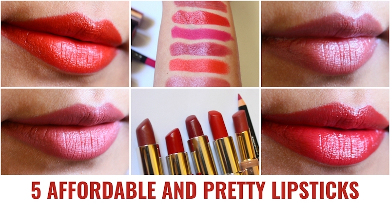 Affordable Pretty Lipsticks