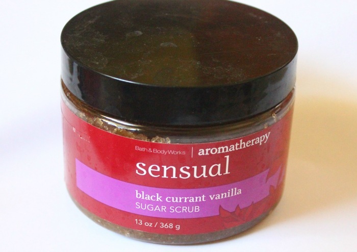 Bath and Body Works Aromatherapy Sensual Black Currant Vanilla Sugar Scrub