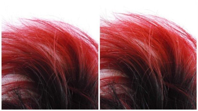 Hair color red