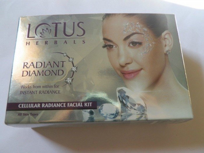 Lotus Herbals Radiant Diamond Cellular Radiance Facial Kit Review
