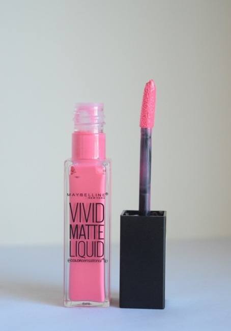 Pink lipstick open