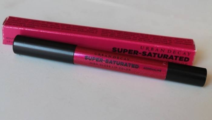 Urban Decay Super-Saturated High Gloss Lip Color - Adrenaline Review