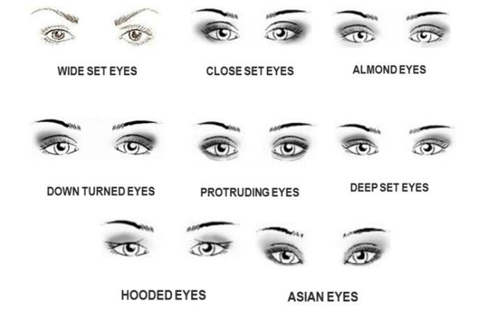 eyeshadow as per eye shape