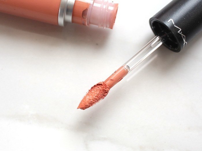 mac liquid lipstick mademoiselle review, SWATCH