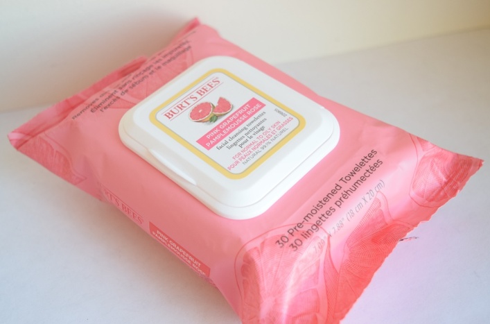 Burt's Bees Pink Grapefruit Facial Cleansing Towelettes