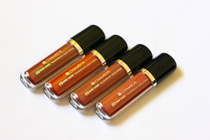 Chambor liquid lipsticks