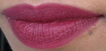 Damned lip pencil swatch