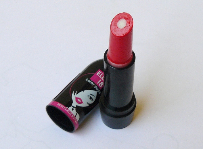 Elle 18 Color Pops Chirpy Red Swaps Lipstick