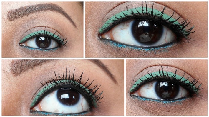 Green Eye makeup