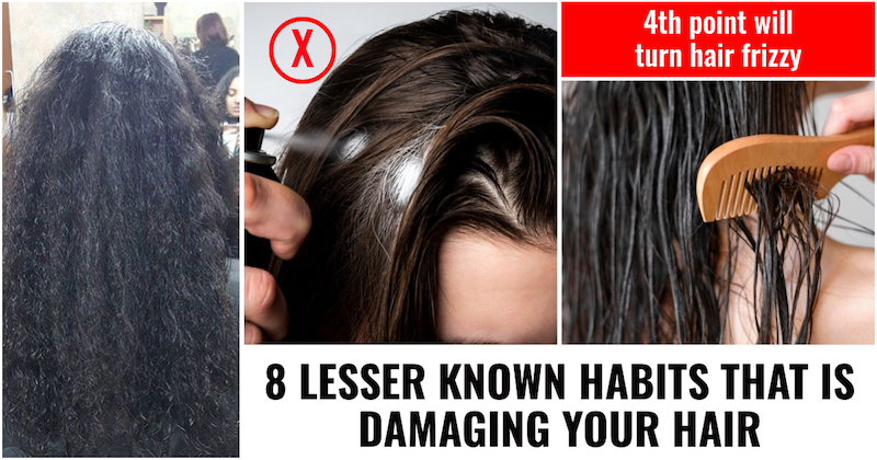 Habits That Ruin Hair