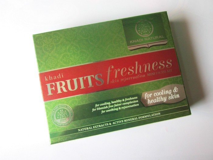 Khadi Fruits Freshness Skin Rejuvenation Facial Kit Review