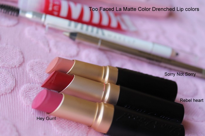 La Matte Color Drenched Lip Colors
