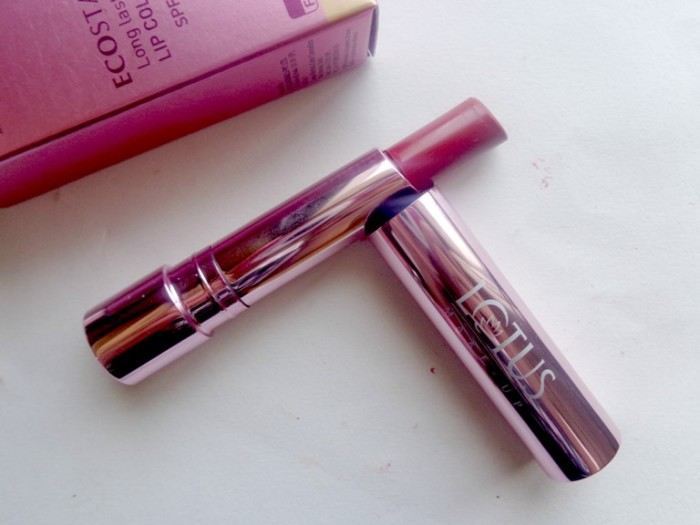 Lotus Herbals Ecostay Long Lasting Lip Colour - Plum Kiss Review