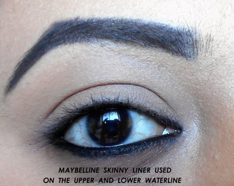Maybelline Master Precise Skinny Liner Swatch