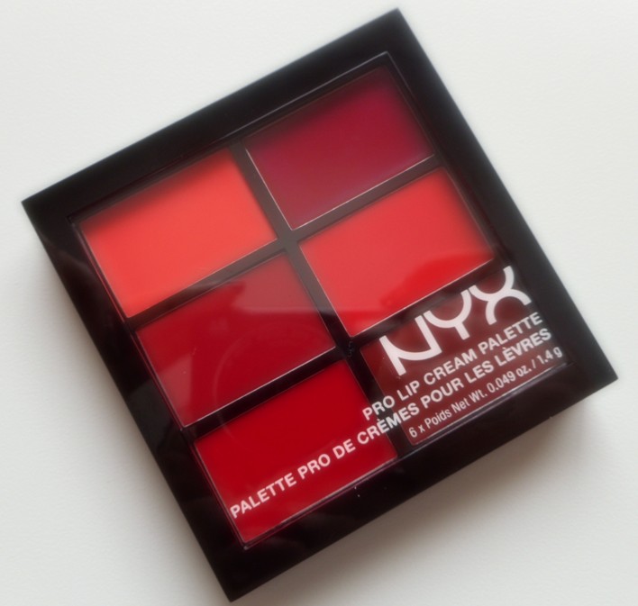 NYX Pro Lip Cream Palette The Reds