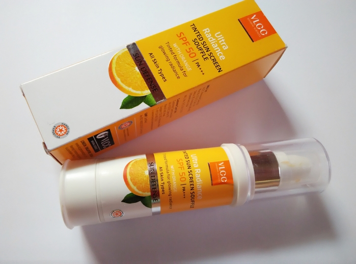 VLCC Ultra Radiance Tinted Sun Screen Souffle SPF 50 PA+++ Review