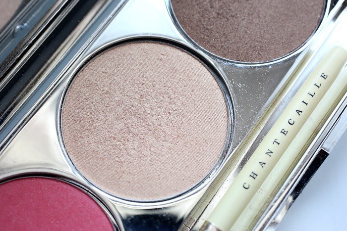 chantecaille-eyeshashadow shell review, swatch