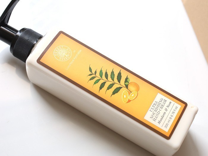 forest essentials ultra nourishing hand cream mandarin neem review