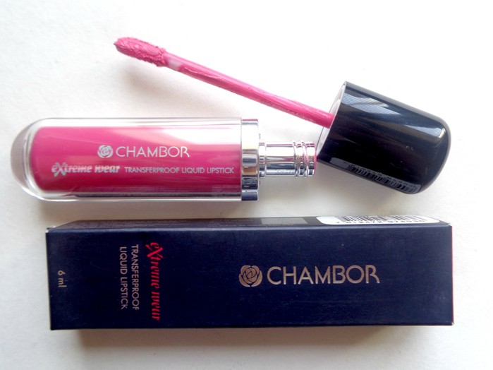Chambor Extreme Wear 403 Transferproof Liquid Lipstick Review