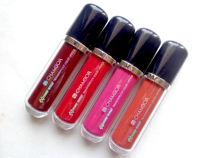 Chambor Liquid Lipsticks