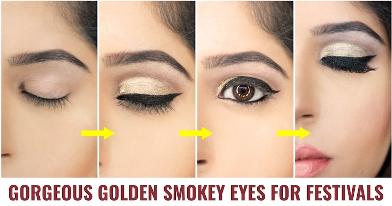 Golden Smokey Eyes