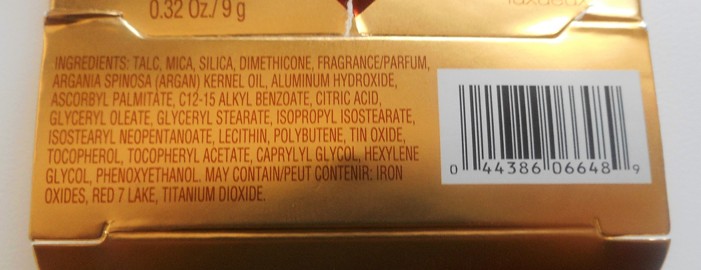 Ingredients argan powder