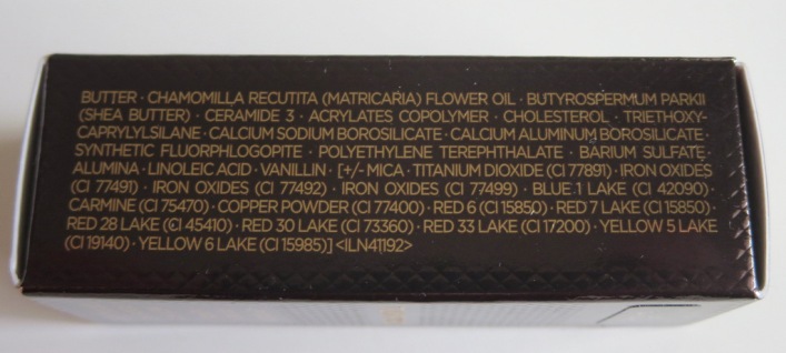 Ingredients tom ford lipstick