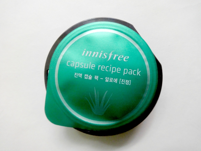 Innisfree Aloe Capsule Recipe Pack Review