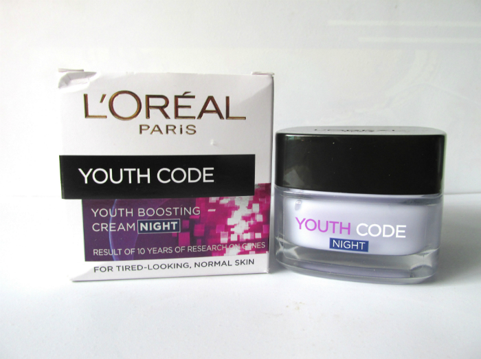 L’Oreal Paris Youth Code Youth Boosting Night Cream Review