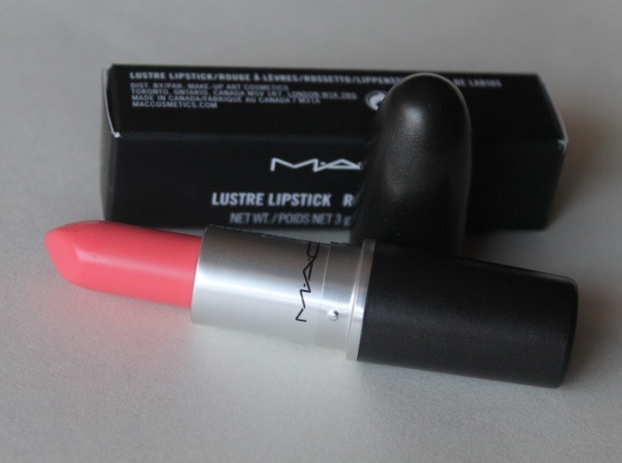 MAC Flamingo Lustre Lipstick Review