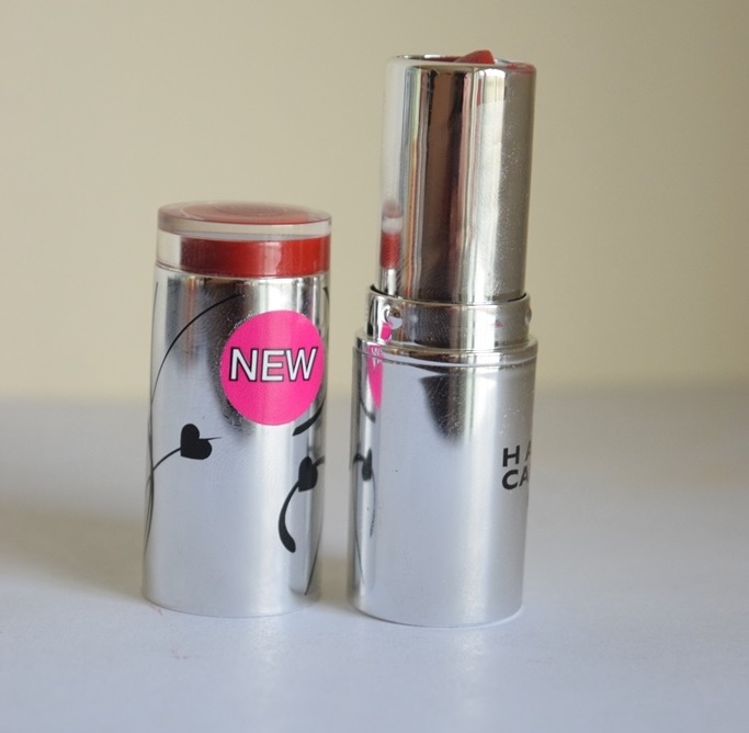 Open lipstick tube