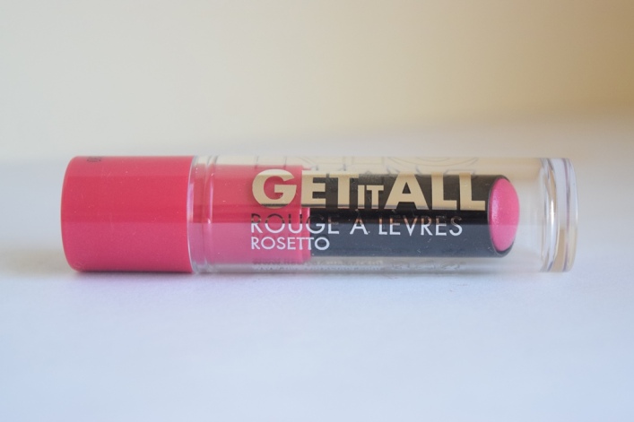 Pink lipstick tube