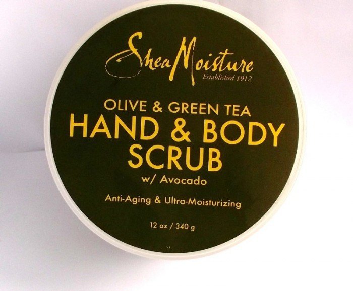 SheaMoisture Olive & Green Tea Hand & Body Scrub Review