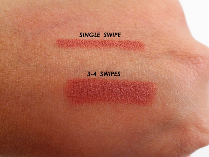 Swatch on hands