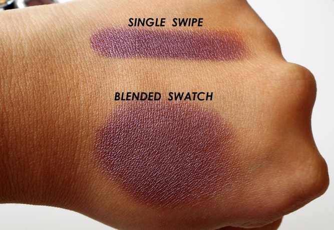 Swatches on the hand