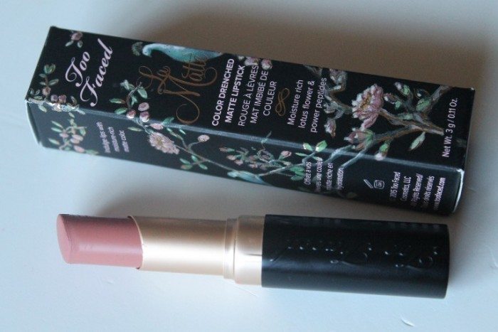 Too Faced La Matte Color Drenched Matte Lipstick - Sorry Not Sorry Review