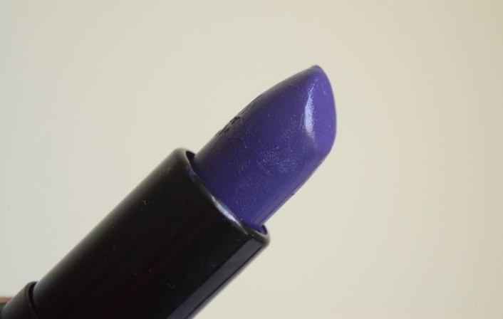 Violet lipstick